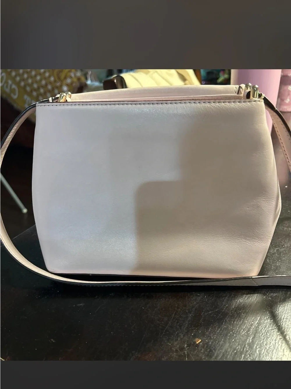 kate spade Blush Pink Braided-Trim Leather Crossbody